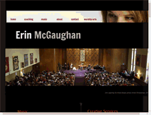 Tablet Screenshot of erinmcgaughan.com